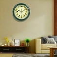 thumbnail image 4 of DESIGNICE 25Cm Musical Birds Wall Hanging Sound Clock Room Decoration Decorative Green Frame Melody Clock for Bedroom Housewarming Gift, 4 of 7