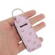 thumbnail image 4 of Ofertas Únicas 1 Pc Encantador Llavero Decorativo de Bolsa con Patrón de Huella para Labial y Perfume Color Rosa, 4 of 5