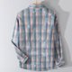 thumbnail image 4 of Blusa y camisa de manga larga con cuello vuelto, nueva camisa informal a cuadros para hombre, blusa holgada juvenil de manga larga con cuello vuelto, blusa de poliéster para hombre, 4 of 4
