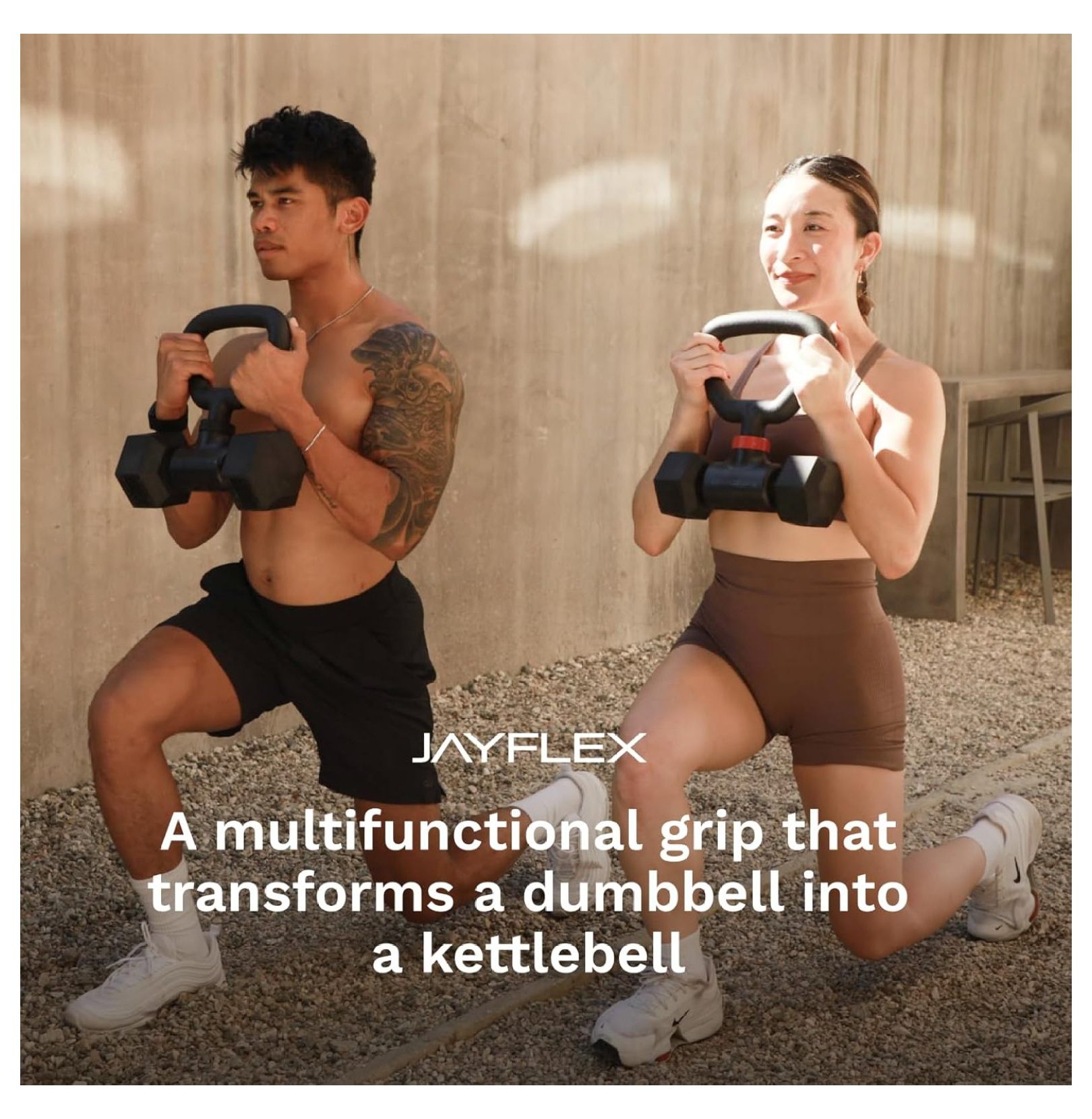 Hyperbell Dumbbell Converter - Convert Dumbbells to Set and Kettlebell for Home Fitness - Adjustable & Up to 200 lb Capacity Weight for Weight Lifting
