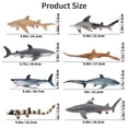 thumbnail image 4 of Juego de 8 figuras Toymany Shark Toys para niños de 3 a 12 años, 4 of 9