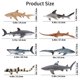 thumbnail image 4 of Juego de 8 figuras Toymany Shark Toys para niños de 3 a 12 años, 4 of 9