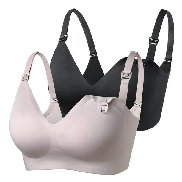 Sujetador de lactancia Momcozy Seamless, paquete de 2 unidades, cómodo para mujer