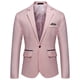 thumbnail image 2 of Traje de hombre entallado de un solo pecho, moda juvenil, informal, para banquete de boda, chaqueta, 2 of 5