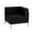 Black, variant on Emma + Oliver White LeatherSoft Modular Right Corner Chair with Quilted Tufted Seat