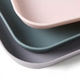 thumbnail image 7 of Travelwant Food Serving Trays Stackable BPA-Free Plastic Tray Set - Dishwasher Safe Plastic Trays For Use At Home, Parties and Events, 7 of 7