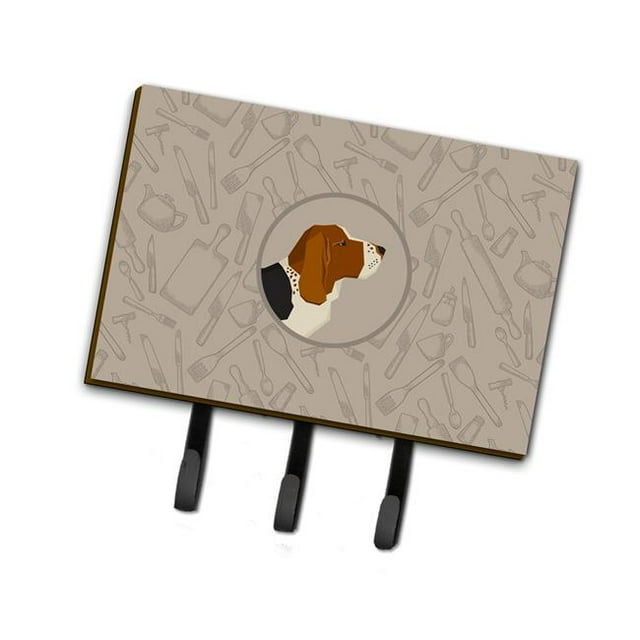 Basset Hound in the Kitchen Leash or Key Holder