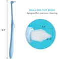 thumbnail image 2 of YWC-6 Pieces Tuft Toothbrush Tufted Brush End-Tuft Tapered Trim Toothbrush Soft Trim Wisdom Toothbrush Single Compact Interdental Interspace Brush for Detail Cleaning, 2 of 4