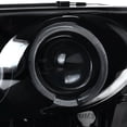 thumbnail image 4 of Spec-D Tuning Black Projector Headlights + 8-LED Fog Lamps Compatible with Dodge Ram Left + Right Pair Headlamps Assembly, 4 of 7
