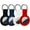 Black/White/Blue/Red, variant on Compatible with AirTag Case Keychain Air Tag Case Holder Silicone AirTags Key Ring Cases Air Tags Key Chain Compatible with Apple AirTag GPS Item Finders Accessories 4 Pack