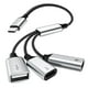 thumbnail image 1 of Adaptador divisor USB C TimoVo USB-C macho a 2 USB-C hembra y 1 USB-A hembra, 1 of 7