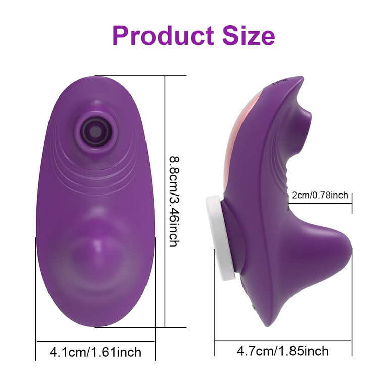 XBONP Wearable Panty Vibrator, Remote Control Clitoral Sucking Vibrator with Magnetic Clip, 10 Vibration and 4 Sucking Vibrating Modes Adult Sex Toys for Women, Purple - Walmart.com XBONP Wearable Panty Vibrator, Remote Control Clitoral Sucking Vibrator with Magnetic Clip, 10 Vibration and 4 Sucking Vibrating Modes Adult Sex Toys for Women, Purple - Walmart.com