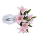 thumbnail image 3 of Flor artificial boda nupcial simulación floral decoración oficina en casa PVC flor falsa, rosa 5 Piezas Inevent HA000016-03B, 3 of 6