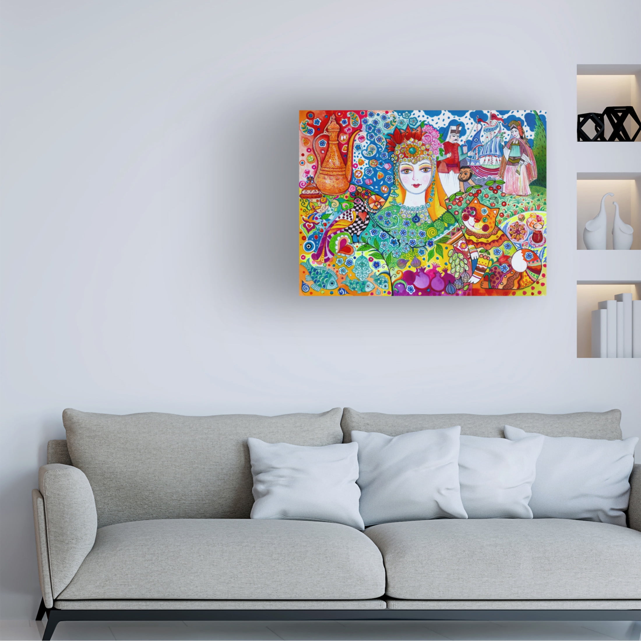 Canvas Wall Art - Oxana Zaika 'Turkey Spring' Wall Art for Living Room, Bedroom, or Office Décor by Trademark Fine Art - 24 x 18 Inches