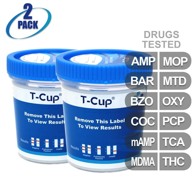 Mintegrity [2pk] 12Panel TCup Instant Urine Drug Test (AMP/BAR