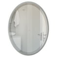 thumbnail image 5 of OVALCREST - London Framed Oval Mirror - Silver Spray 19 1/8" x 25 1/8", 5 of 7
