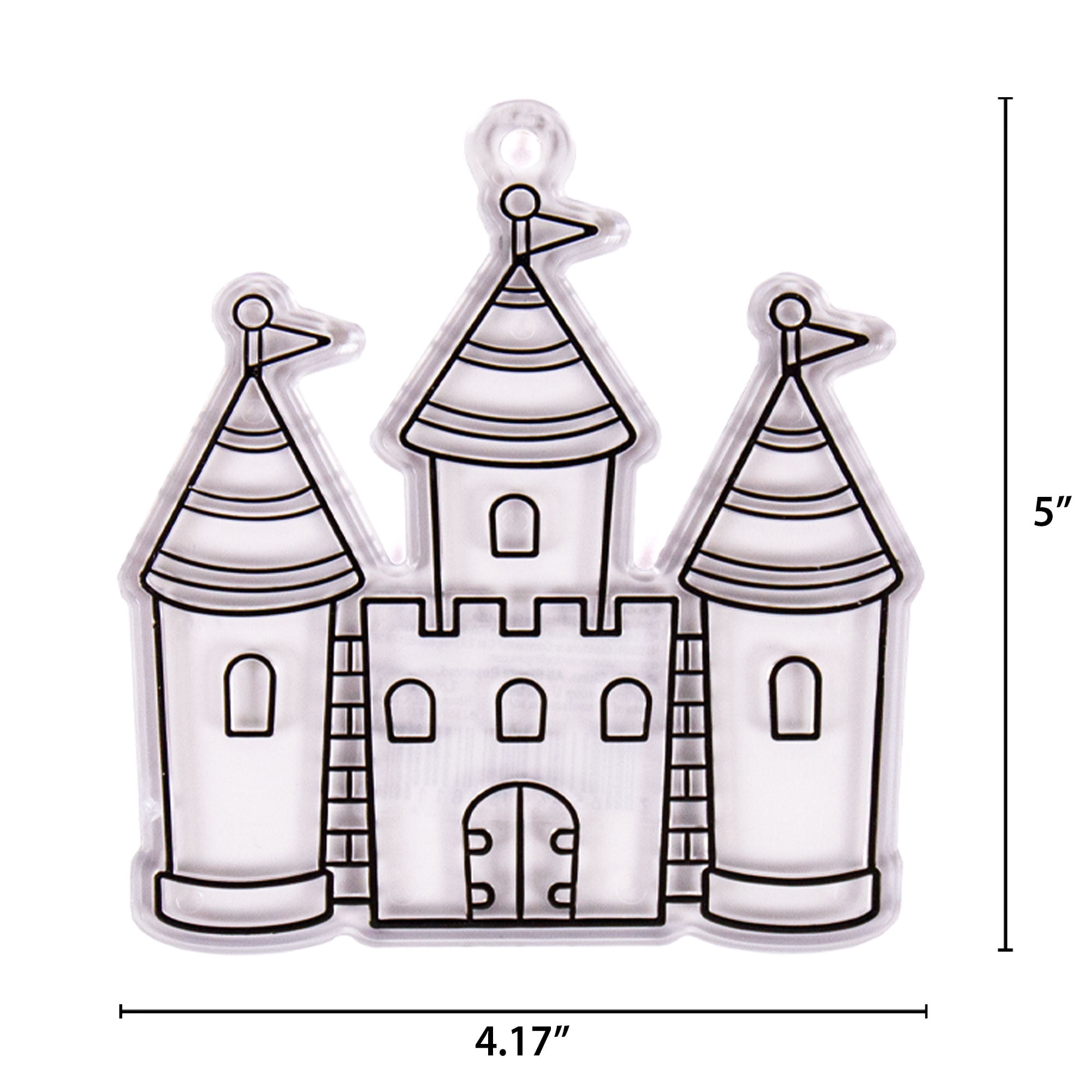Hello Hobby Ready-to-Paint Castle Suncatcher