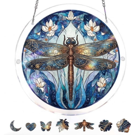 Acrylic Puzzle Suncatcher 83 Pieces
