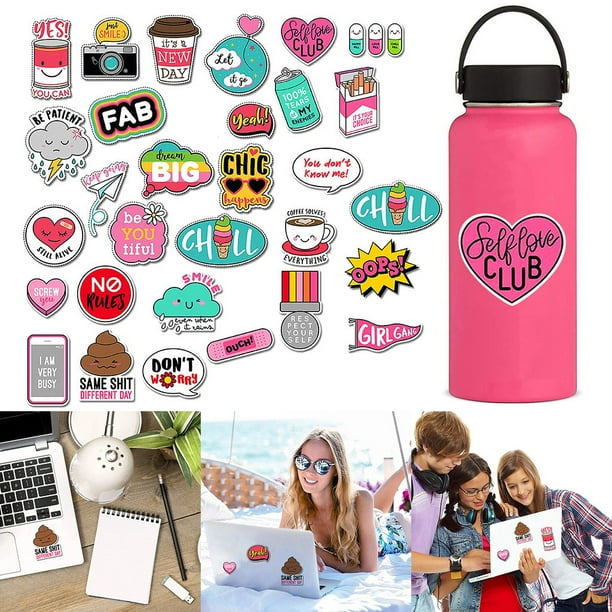 Water Stickers Bottles Big Cute Waterproof Trendy Stickers For Teens