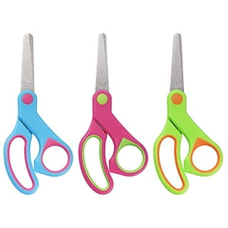 Juvale 24-Pack Bulk Blunt Tip Scissors for Kids, School, Classroom, and Crafts - Assorted Colors, 5 Inches