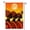 Color 3, variant on Gelasgo Tiki Garden Flag Linen Fabric Tropical Island Design Outdoor Yard Flag for Patio Garden Lawn Home Decoration Double Sided Flag