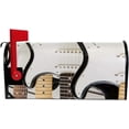thumbnail image 5 of Coolnut Mailbox Covers, Magnetic Standard Size Wooden Electric Guitar Seasonal Mail Wraps for Home Outdoor Decor, 20.7"x18.03", 5 of 5