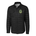 thumbnail image 2 of Men's-Cutter & Buck  Black Nashville SC Big & Tall Rainier PrimaLoft Eco Insulated Full-Snap Quilted Shirt Jacket, 2 of 3