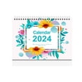 2025 Wall Calendar Floral Pattern 