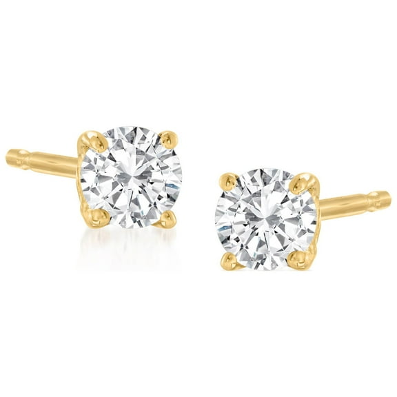 Pure Collection by Ross-Simons 0.10 ct. t.w. Diamond Stud Earrings in 14kt Yellow Gold, Women's, Adult