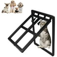 thumbnail image 2 of Pet Door for Screen Door, Pet Screen Door, Doggy Door with Magnetic Flap Lockable Cat and Dog Door for Existing Screen/Sliding Door, Window and Porch, Small Medium Cat Dog Freely Entry and, 2 of 7