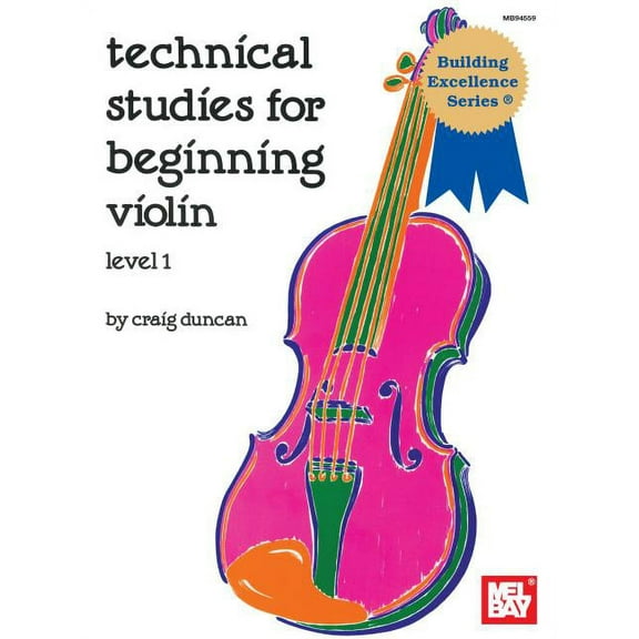 Technical Studies for Beginning Violin Lesson 1, (Paperback)