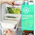 thumbnail image 4 of Reusable Sandwich Bags, 10 Pack Reusable Food Storage Bags BPA Free Reusable Quart Freezer Bags Silicone and Plastic Free Lunch Bags for Meat Fruit Veggies Snacks Travel, 4 of 5