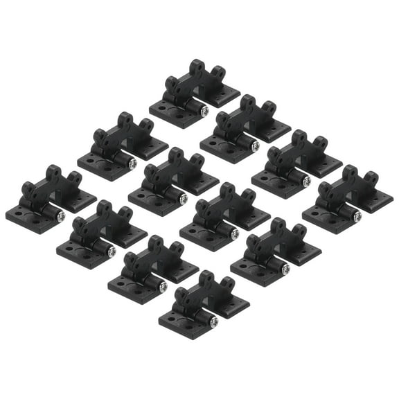 RC Hinges 1.2 Inch x 0.6 Inch Hatch Hinge for RC Model Airplane Parts 12 Pcs
