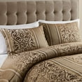 thumbnail image 3 of Gracie Mills Claire 6 Piece Jacquard Comforter Set Full/Queen Brown Gold GRACE-15872, 3 of 5