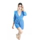 thumbnail image 1 of Vestido Corto Plisado Casual Cruzado Escote V Manga Larga THE DIFFERENT SOCIETY Side B collection Vestido corto plisado, formal, casual, 1 of 4