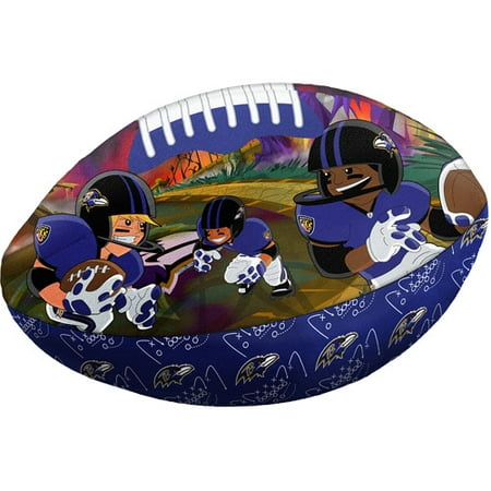 NFL Rush Football Pillow, Baltimore Ravens