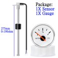 thumbnail image 1 of Water Level Sensor 100mm 125mm 150mm 225mm 275mm 0-190ohm Water Level Gauge With Sensors Fuel Sender Unit For Car Boat 12v/24v, 1 of 1