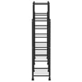 thumbnail image 4 of vidaXL Flower Stand with Wheels 32.7"x9.8"x40.7" Black Iron, 4 of 5