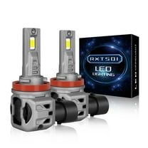 H11 LED Headlight Bulb, 120W 22000lm Per Set,600% Brighter, 6500K Cool White,High Low Beam H8 H9 H11 Headlight Bulb, Pack of 2