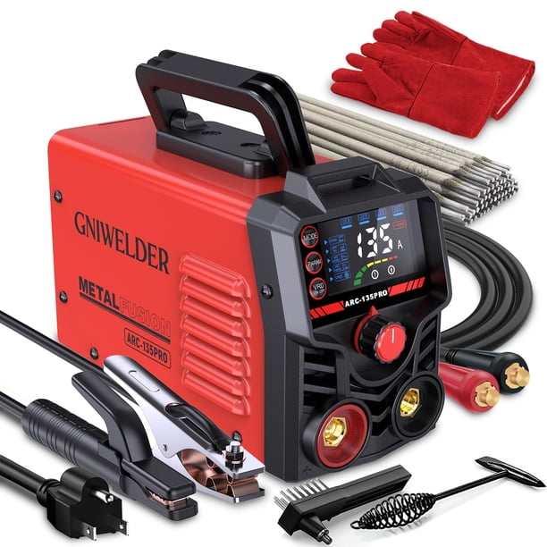 Soldadora de electrodo GNIWELDER ARC-135PRO 110V portátil de 2 kg