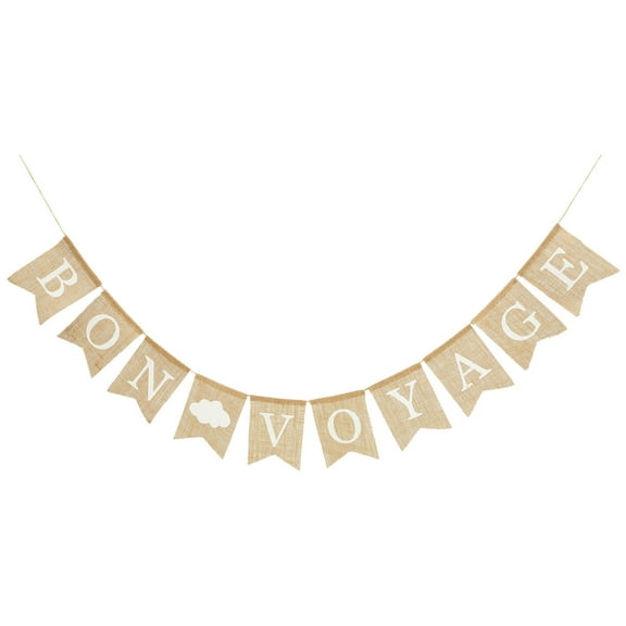 GOOHOCHY Party Decoration Banner Farewell Bunting Travel Theme