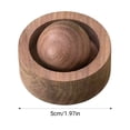 thumbnail image 5 of KGJQ Wood Essential Oil Diffuser, Mini Sphere Shaped Wooden Aromatherapy Diffuser, Small Round Oil Diffuser for Home Office Car Interior Yoga Rooms, 5 of 8