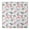 White Mermaid Sea, variant on White Princess & Leaf Pattern Square Fitted Tablecloth with Elastic Edge,Square Table Cover,Washable Elastic Table Cover for Home Kitchen Party Decor 34"x34"