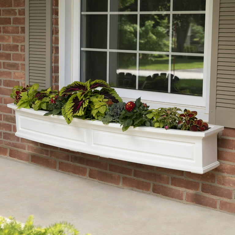 Mayne Nantucket 2 ft. Window Box in White | The Home Depot Canada