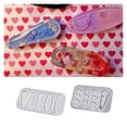thumbnail image 4 of DIY Heart Flower Cat Paw Hairpin Ornament Silicone Adult Kids Hair Clip Barrettes Pendant Charms Epoxy Resin Casting Mould, 4 of 7