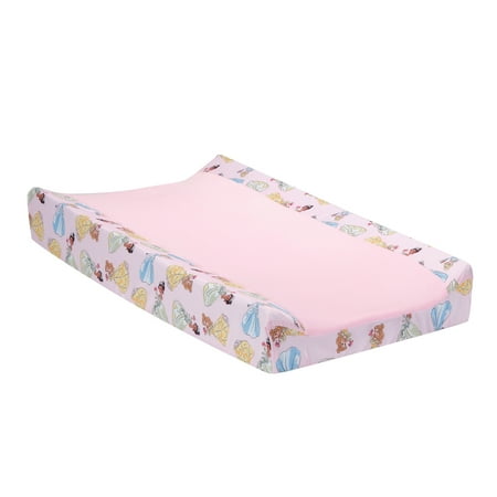 Lambs & Ivy Disney Princesses Changing Pad Cover - Cinderella, Belle & Tiana