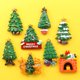 thumbnail image 2 of Adhesivo para refrigerador de Navidad de Año Nuevo, regalo, pegatina para ventana estéreo, decoración navideña, piezas de imán para frigorífico, 2 of 5
