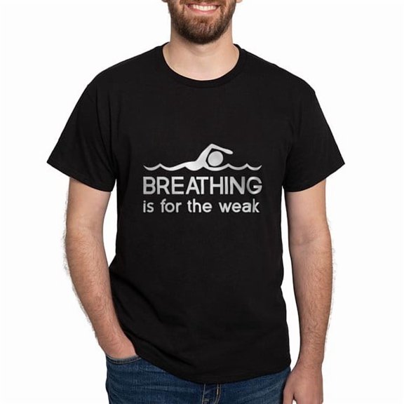 CafePress - Breathing Is For The Weak T Shirt - Men's Classic Cotton T-Shirts