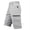Gray, variant on Mens Cargo Shorts Casual Knee Length Lightweight Elastic Waist Shorts Outdoor Hiking Travel Work Short Pants with Multi Pockets Gray XL