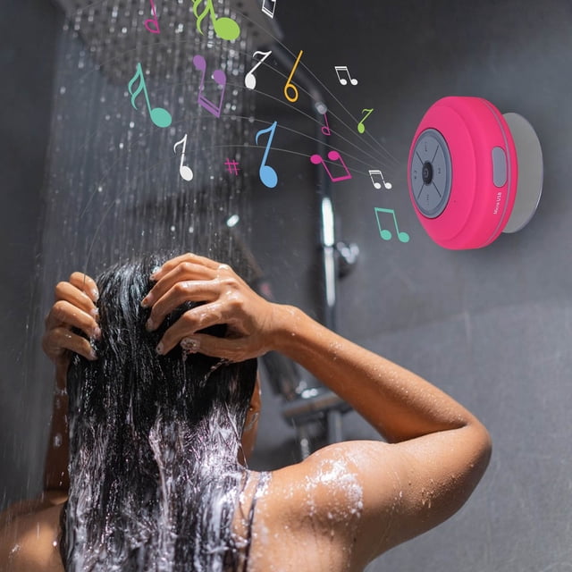 Dpityserensio Bluetooth Wireless Speaker LED Hands- Call Bluetooth-compatible Speaker With Sucker